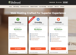 How to Sign Up in SiteGround for Fast Hosting - 2019 2 Step 1 process