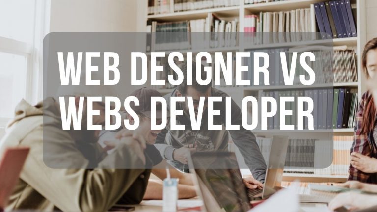The Diff Between Web Designer and Web Developer
