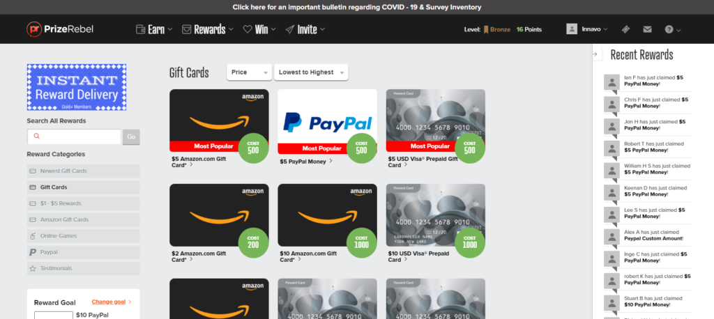 PrizeRebel Review - Discover Legit or Scam? (April 2024) 11 PrizeRebel Review