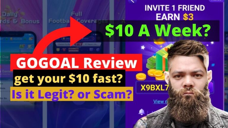 GoGoal App Review – Legit or Scam? $10 in Paypal