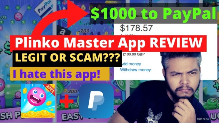 Plinko Master App Review – $1000 to PayPal? Legit or Scam?