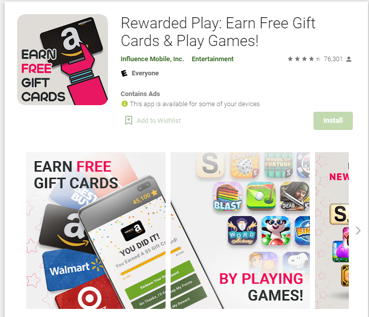 Rewarded Play App Review – is it Legit or Scam? 2 Rewarded Play review