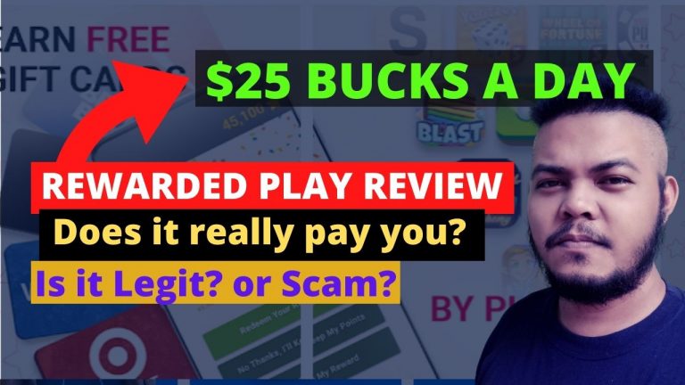 Rewarded Play App Review – is it Legit or Scam?