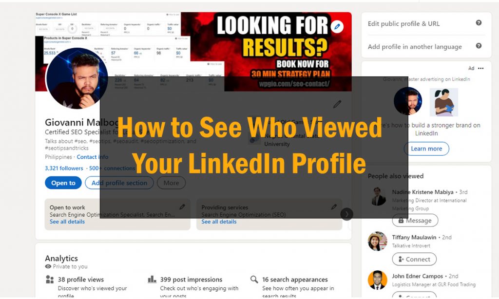 linkedin can you see who viewed your posts