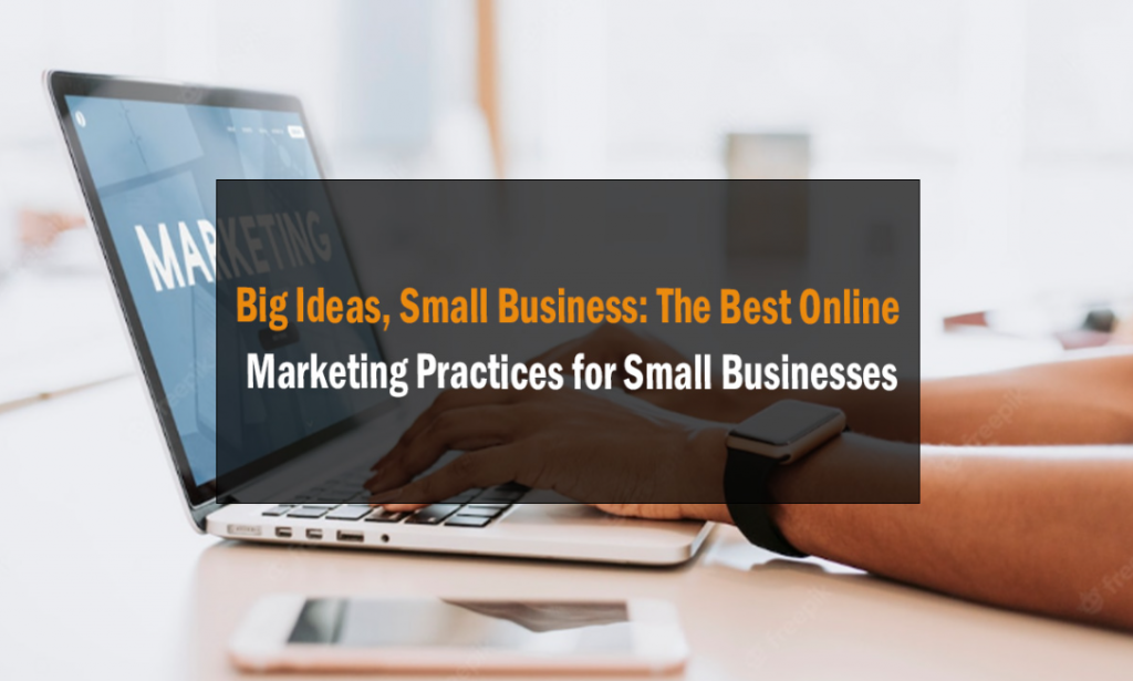 Big Ideas, Small Business: The Best Online Marketing Practices for Small Businesses 1