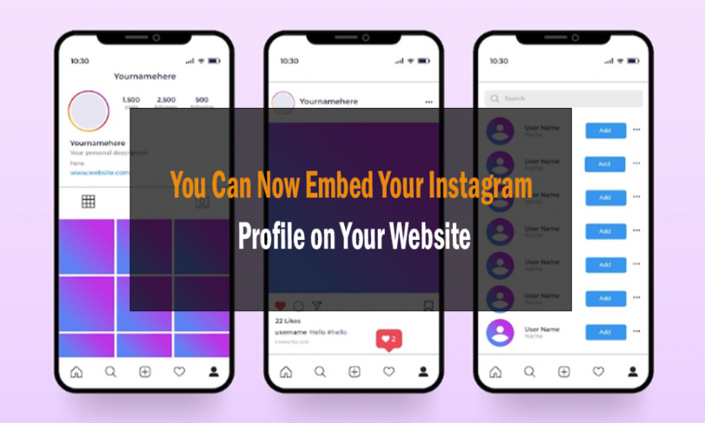 You Can Now Embed Your Instagram Profile on Your Website 1