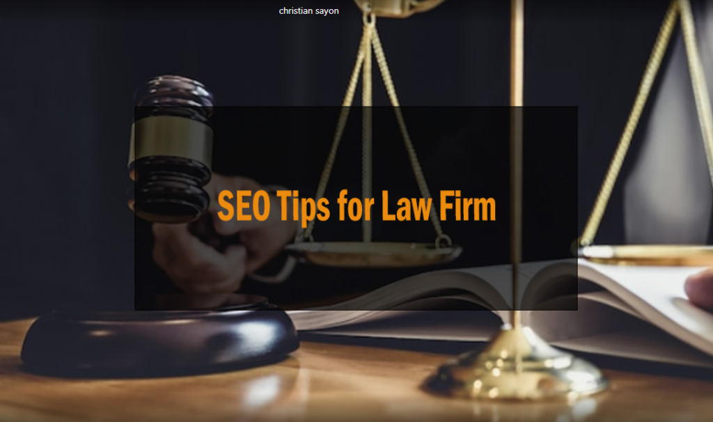 SEO Tips for Law Firms 5