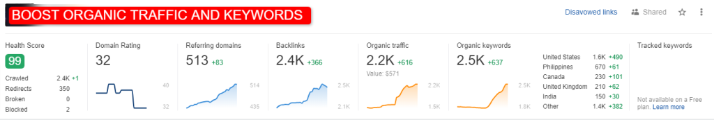 WPGIO IT Solutions Portfolio - SEO Expertise by Giovanni (Mr. G) 32 Dashboard Ahrefs (6)