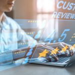 Customer review satisfaction feedback survey concept.