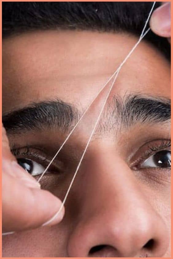 Threading - Ways To Remove Body Hair For Men