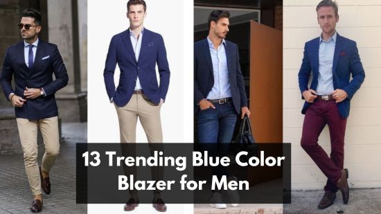 13 Trending Blue Color Blazer for Men