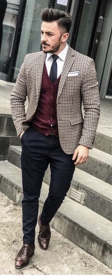 Checked Blazer