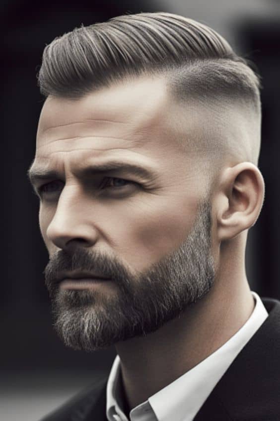 Classic Crew Cut with a Twist