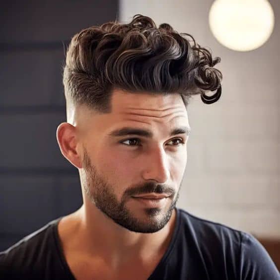 Curly Pompadour