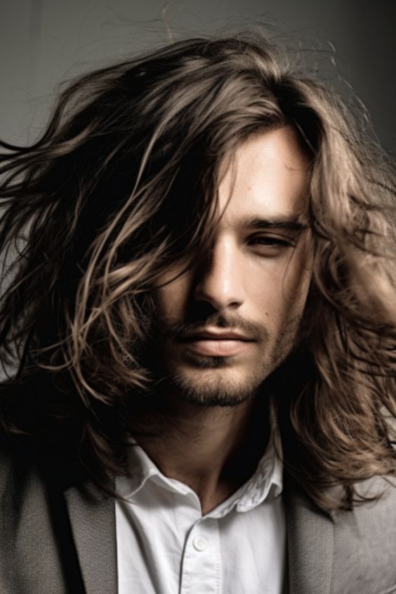 Flowing Locks with Middle Part