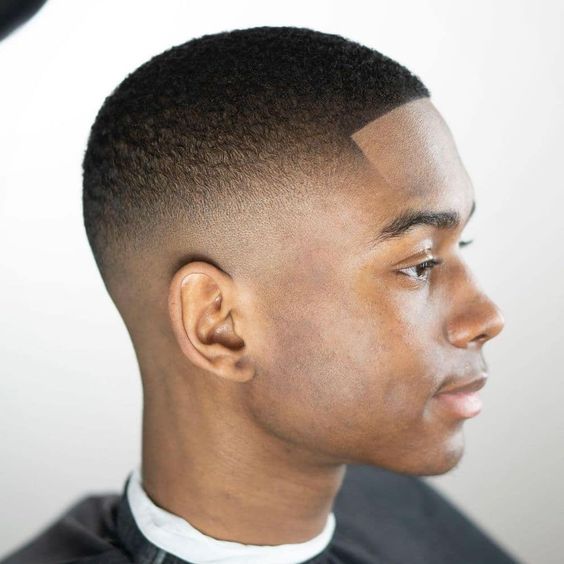 Mid Taper Fade Black Male