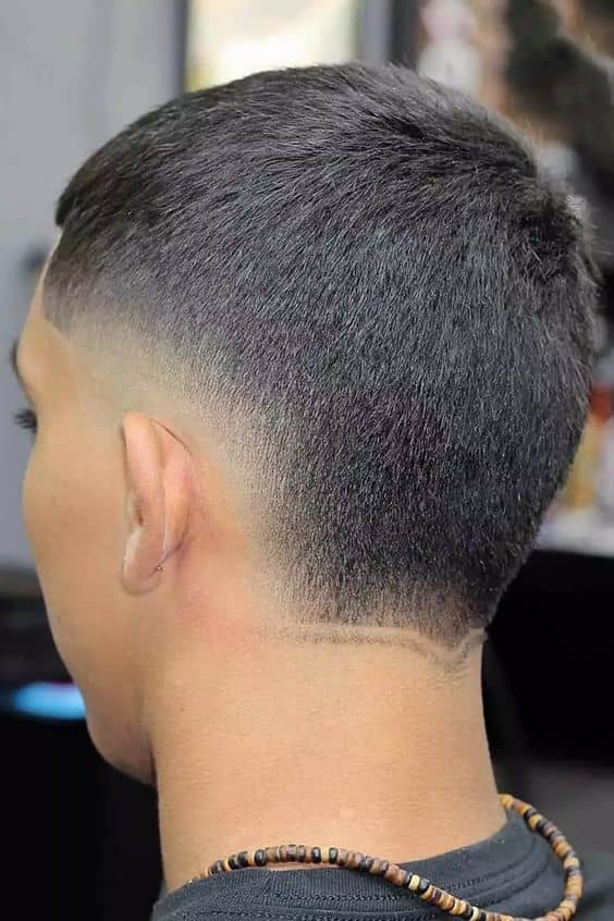 Mid Taper Fade Fringe