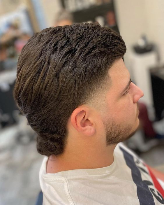 Mid Taper Fade Long Hair