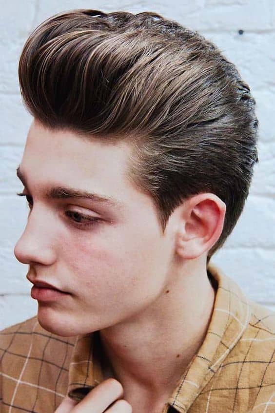 Pompadour Short Hairstyles for Men