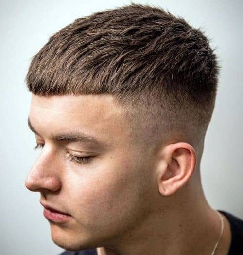 Short Caesar Haircut for Men