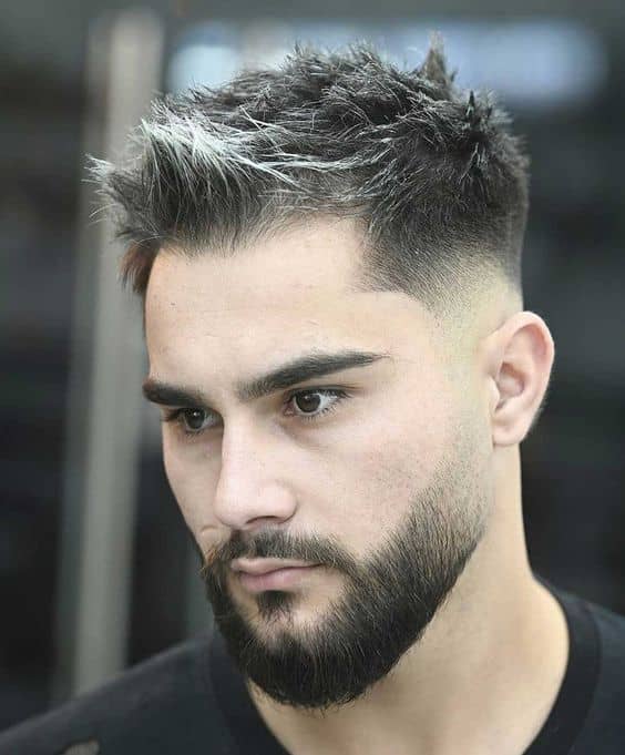 The Textured Quiff For Men's Medium Length Hair