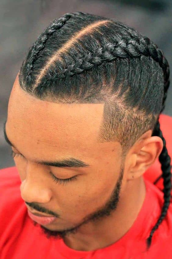 Two Simple Braids for Men or Pigtail Braids