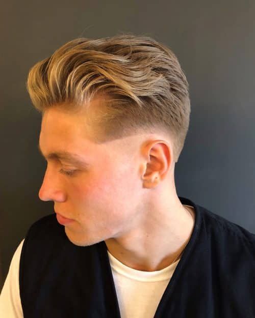 Wavy Long Top Short Sides Haircut